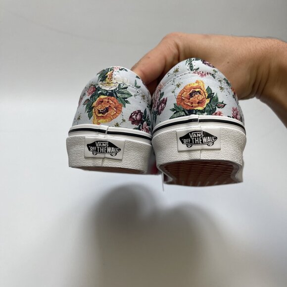 Vans Era Garden Floral Retro Flowers wallpaper AOP Skate Low Top Wom Sz 7 US New - Picture 6 of 12